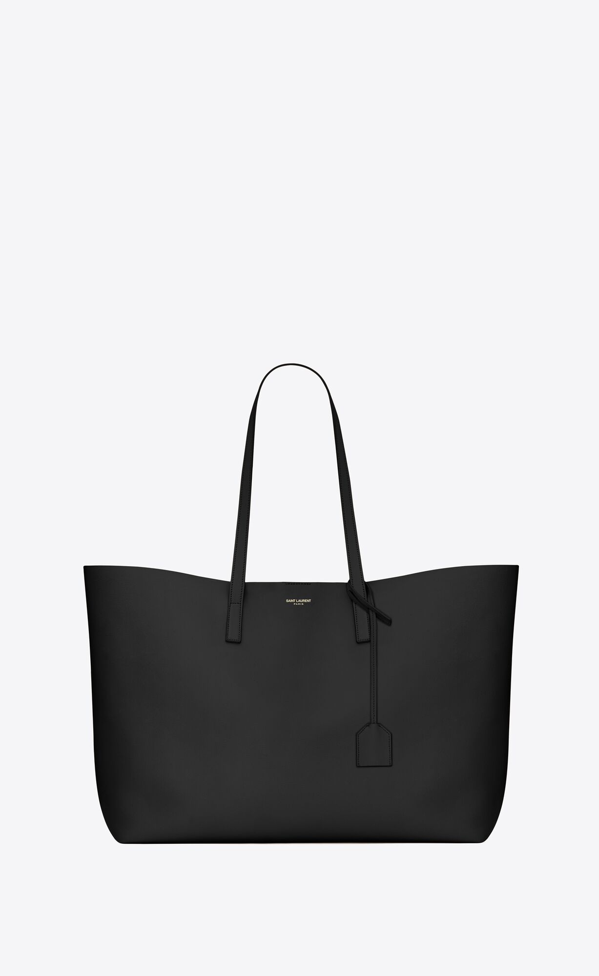 Saint Laurent Shopping Saint Laurent E/w In Supple Leather – Black – 600281CSV0J1000