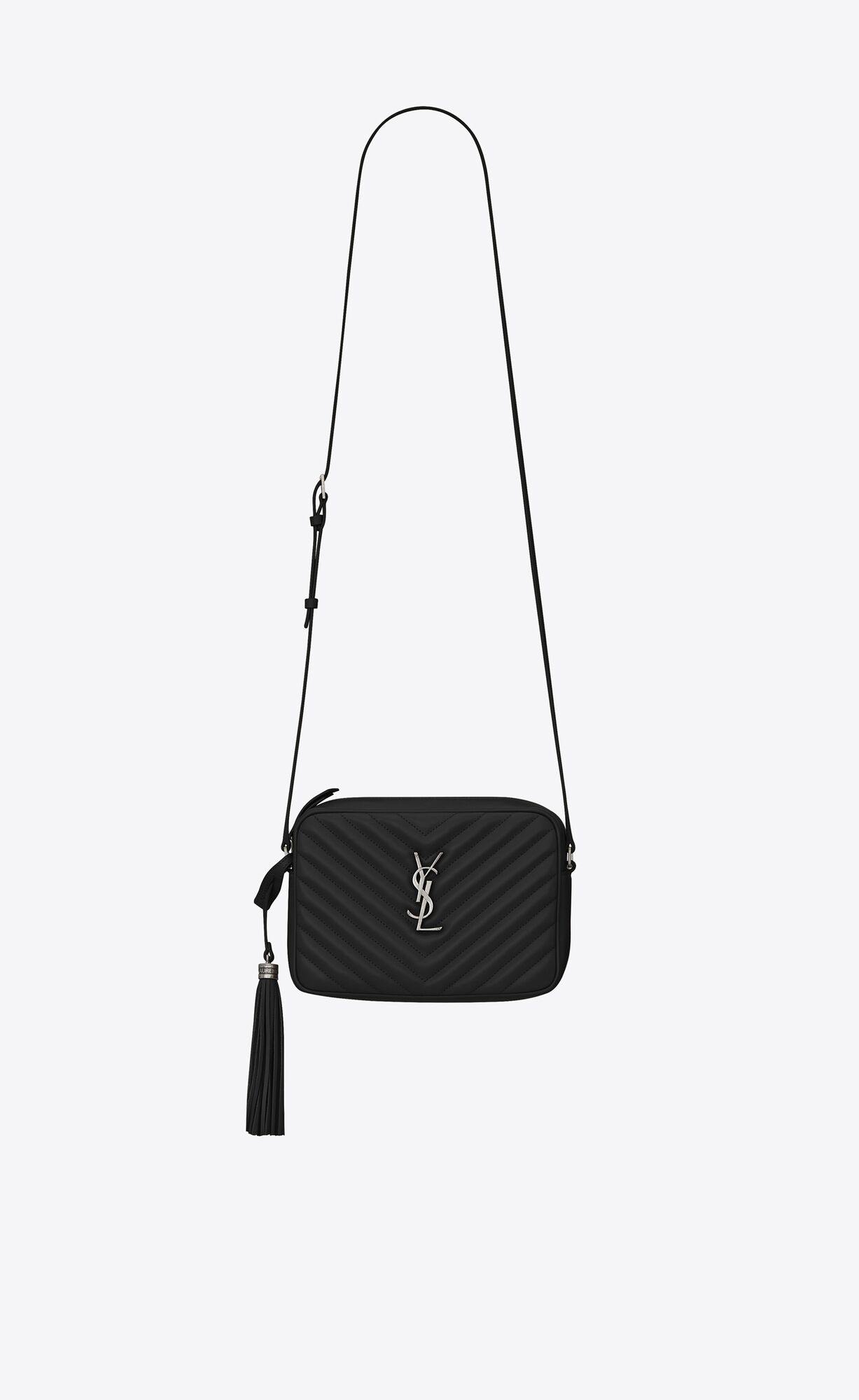 Saint Laurent Lou Camera Bag In Quilted Leather – Noir – 612544DV7041000