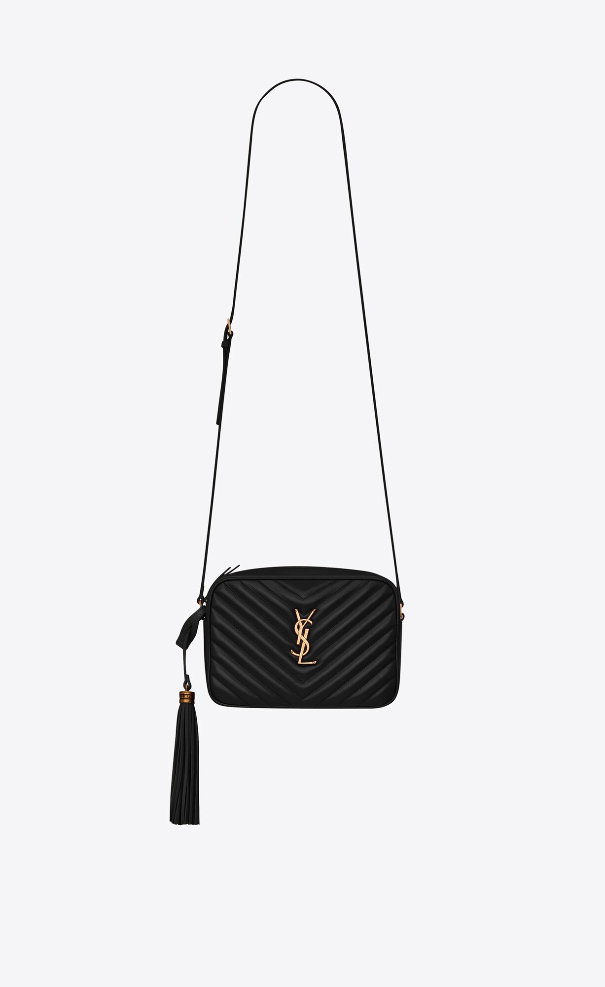 Saint Laurent Lou Camera Bag In Quilted Leather – Noir – 612544DV7071000