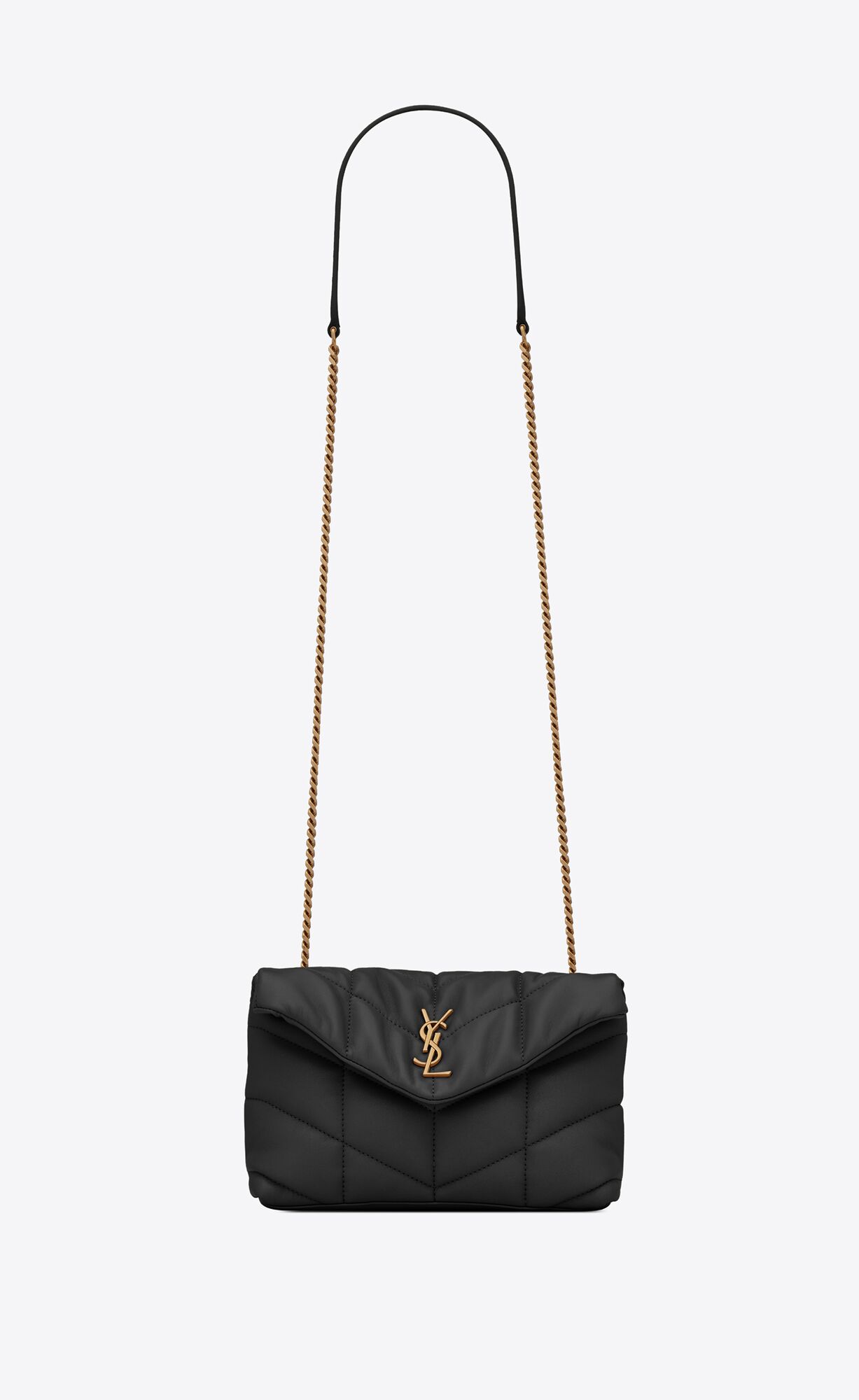 Saint Laurent Puffer Toy Bag In Quilted Lambskin – Noir – 6203331EL071000