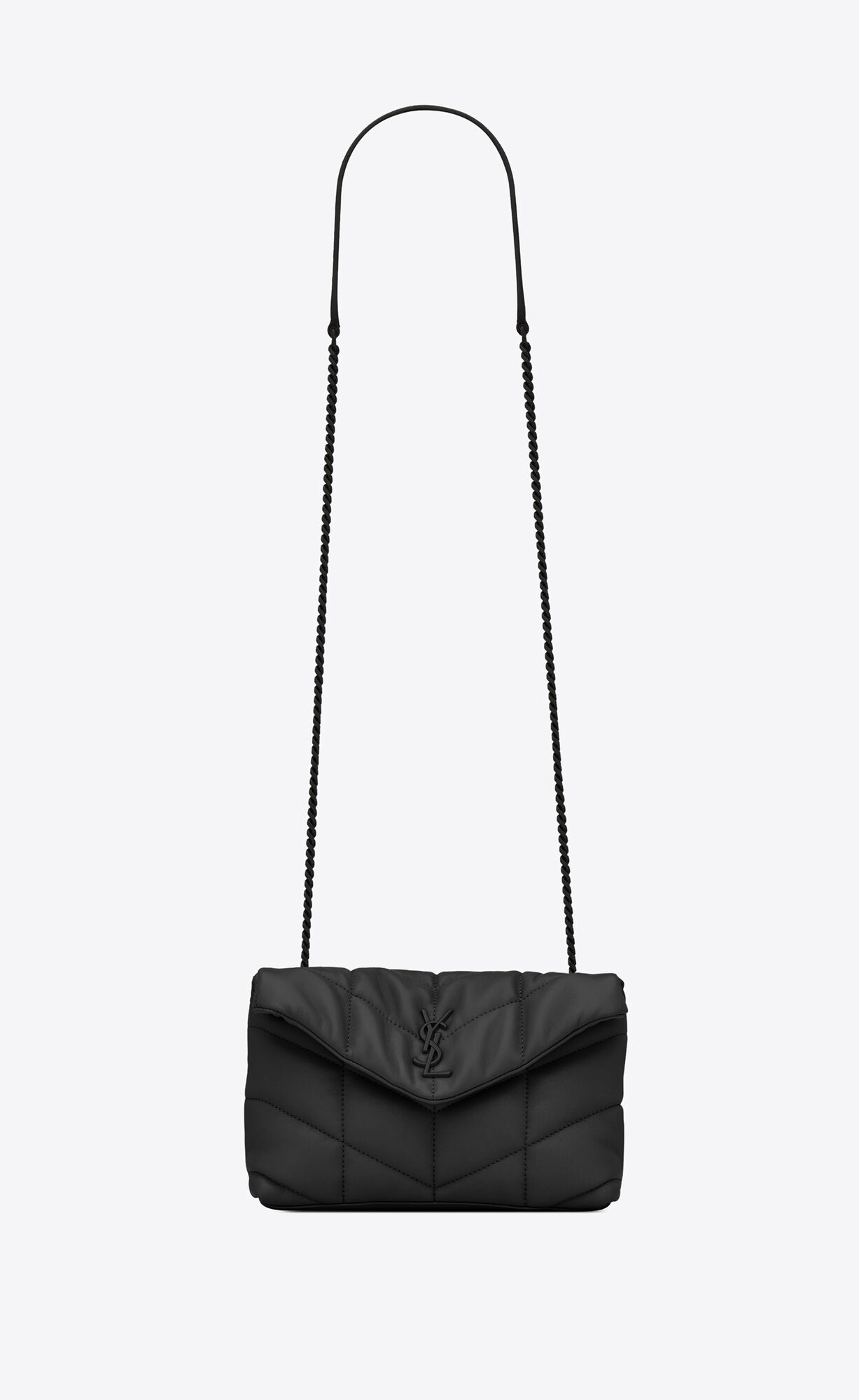 Saint Laurent Puffer Toy Bag In Quilted Lambskin – Noir – 6203331EL081000