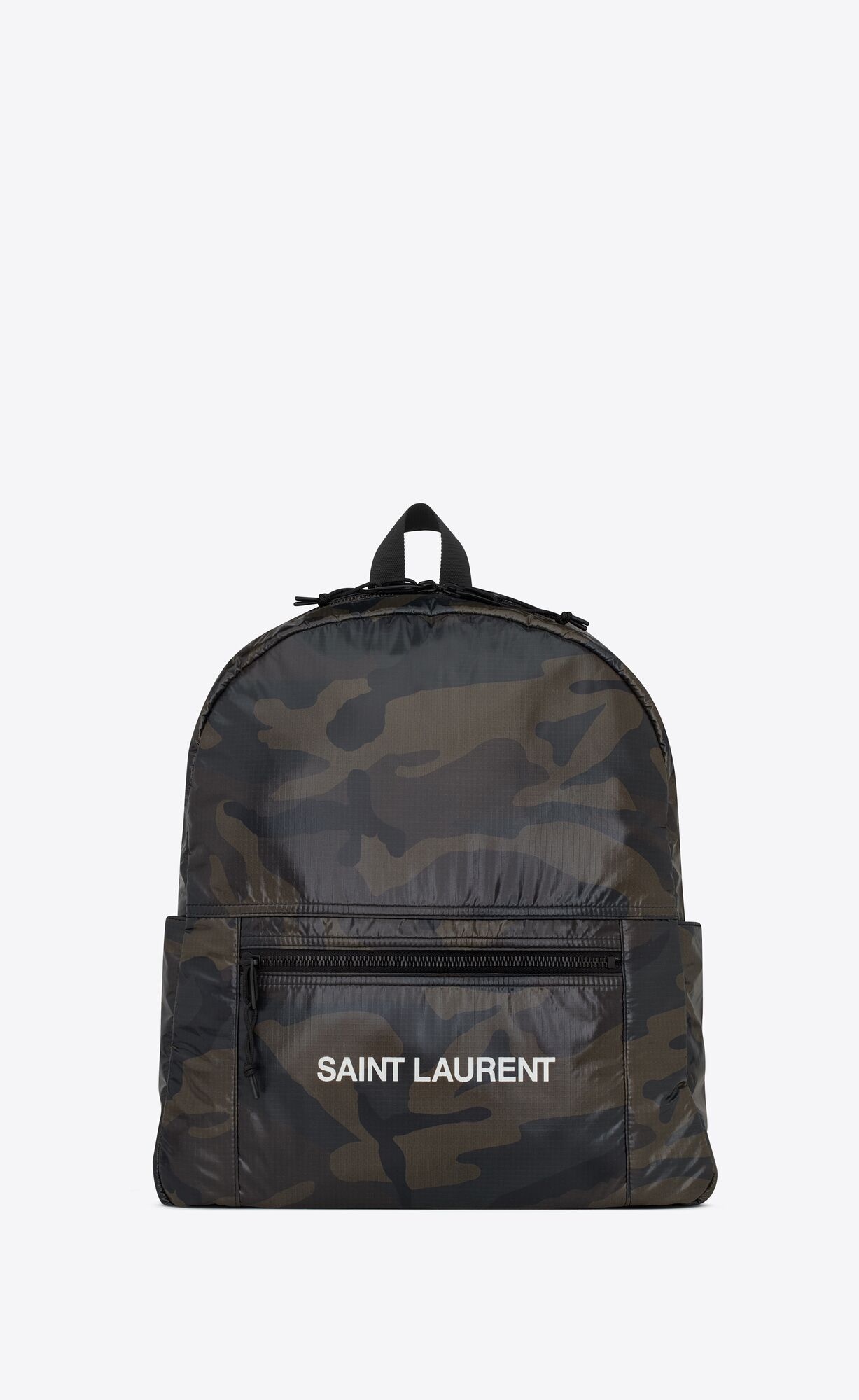 Saint Laurent Nuxx Backpack In Camo-print Nylon – Camouflage Kaki – 623698FAAEC3091