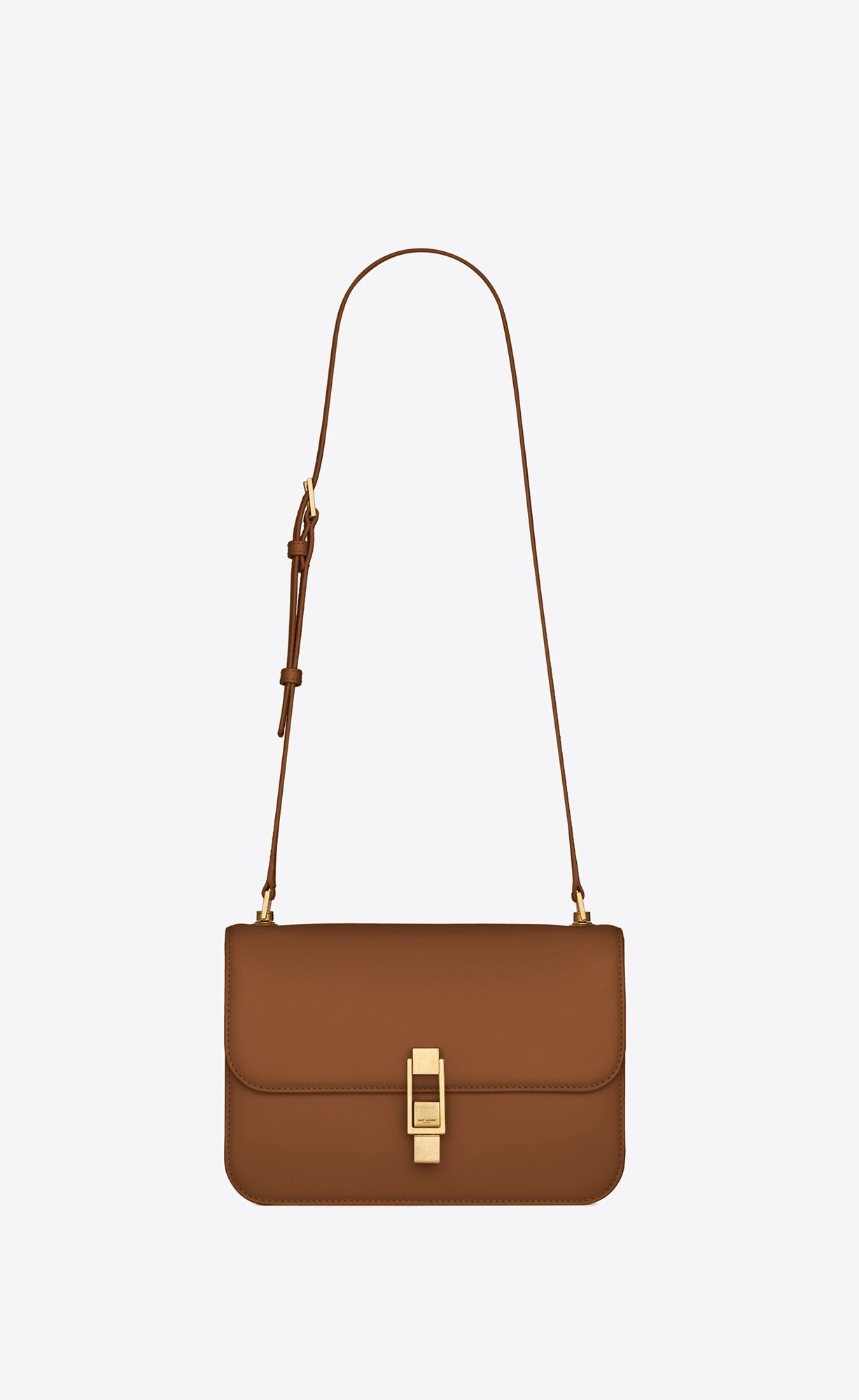 Saint Laurent Le Carre Satchel In Box Saint Laurent Leather – Brick – 6332141YF0W6309
