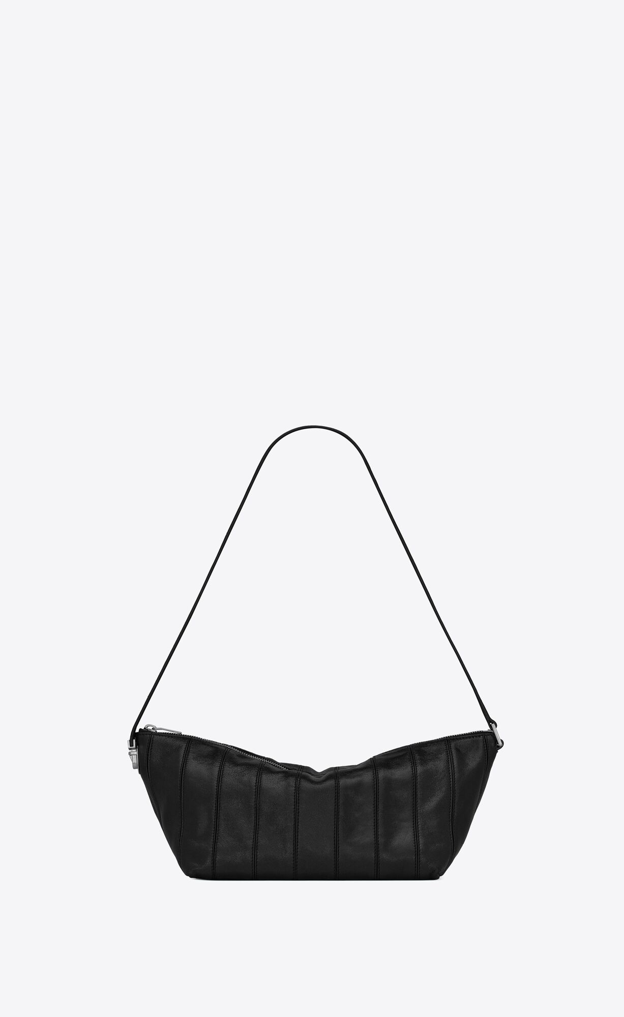 Saint Laurent Tuc Crossbody Bag In Shiny Lambskin – Black – 66407819K1E1000
