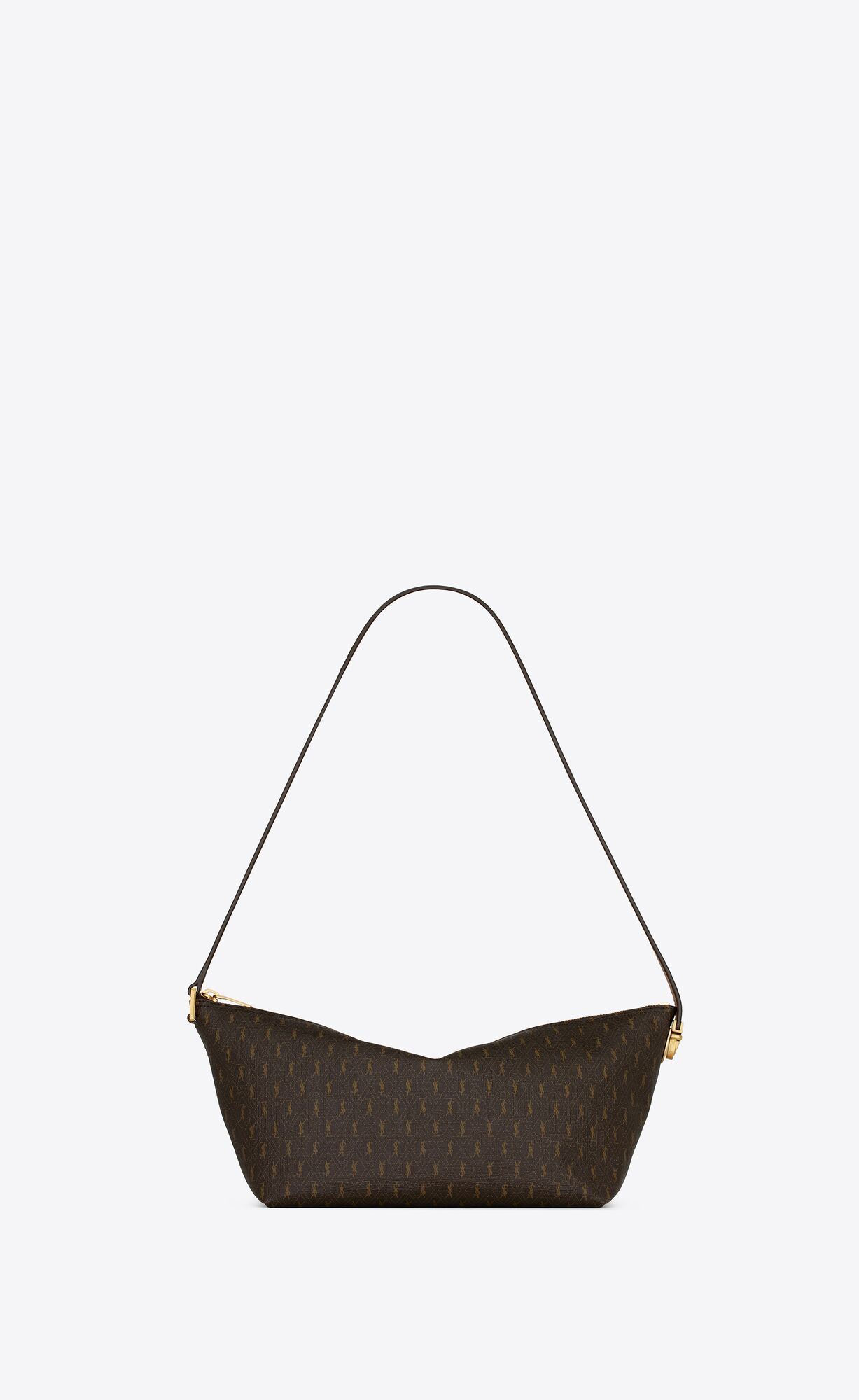 Saint Laurent Le Monogramme Crossbody Bag In Monogram Canvas And Smooth Leather – Chestnut – 6674902UY2W2166