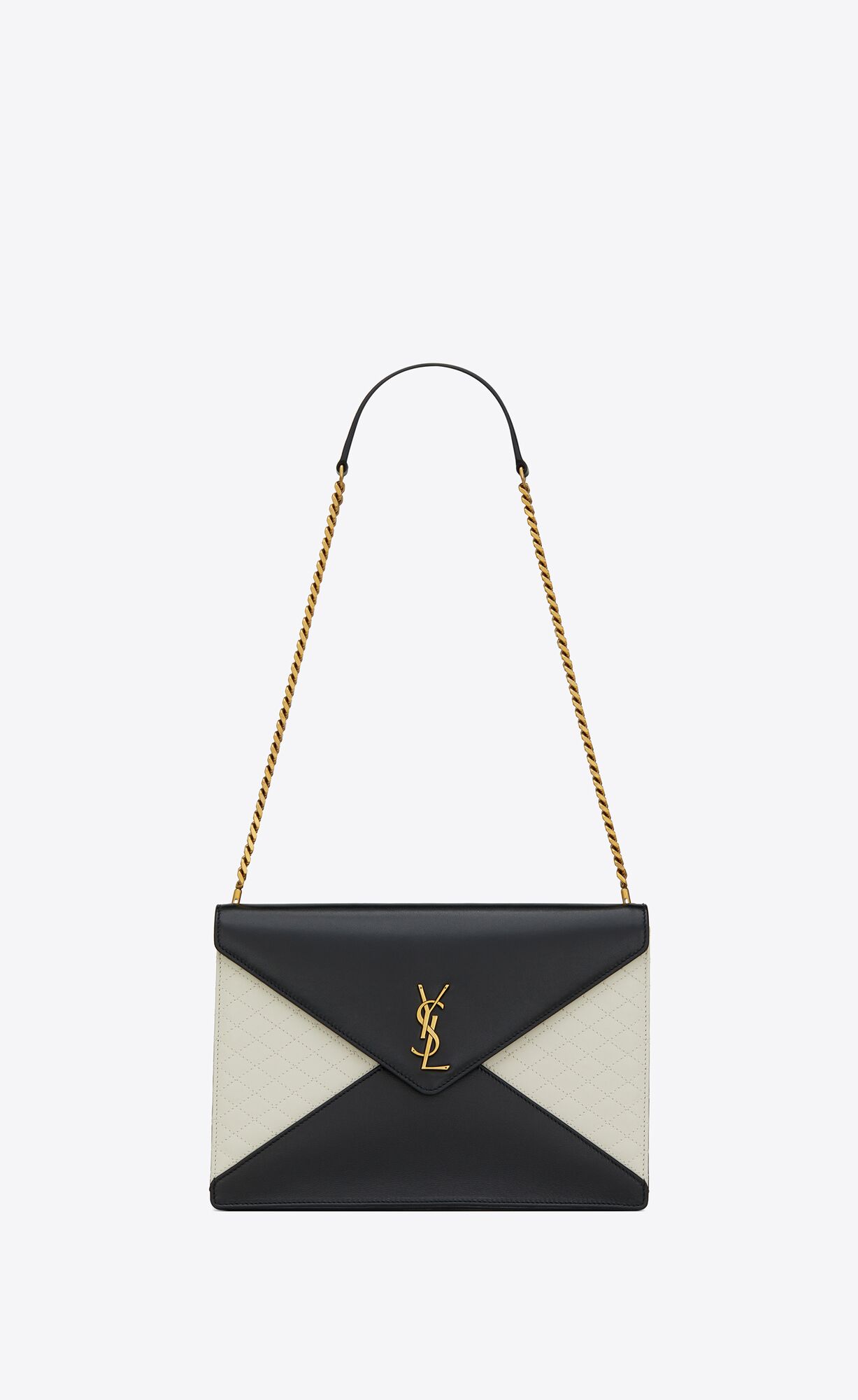 Saint Laurent Gaby Chain Bag In Vintage Lambskin – Black – 668864AAAAN1031