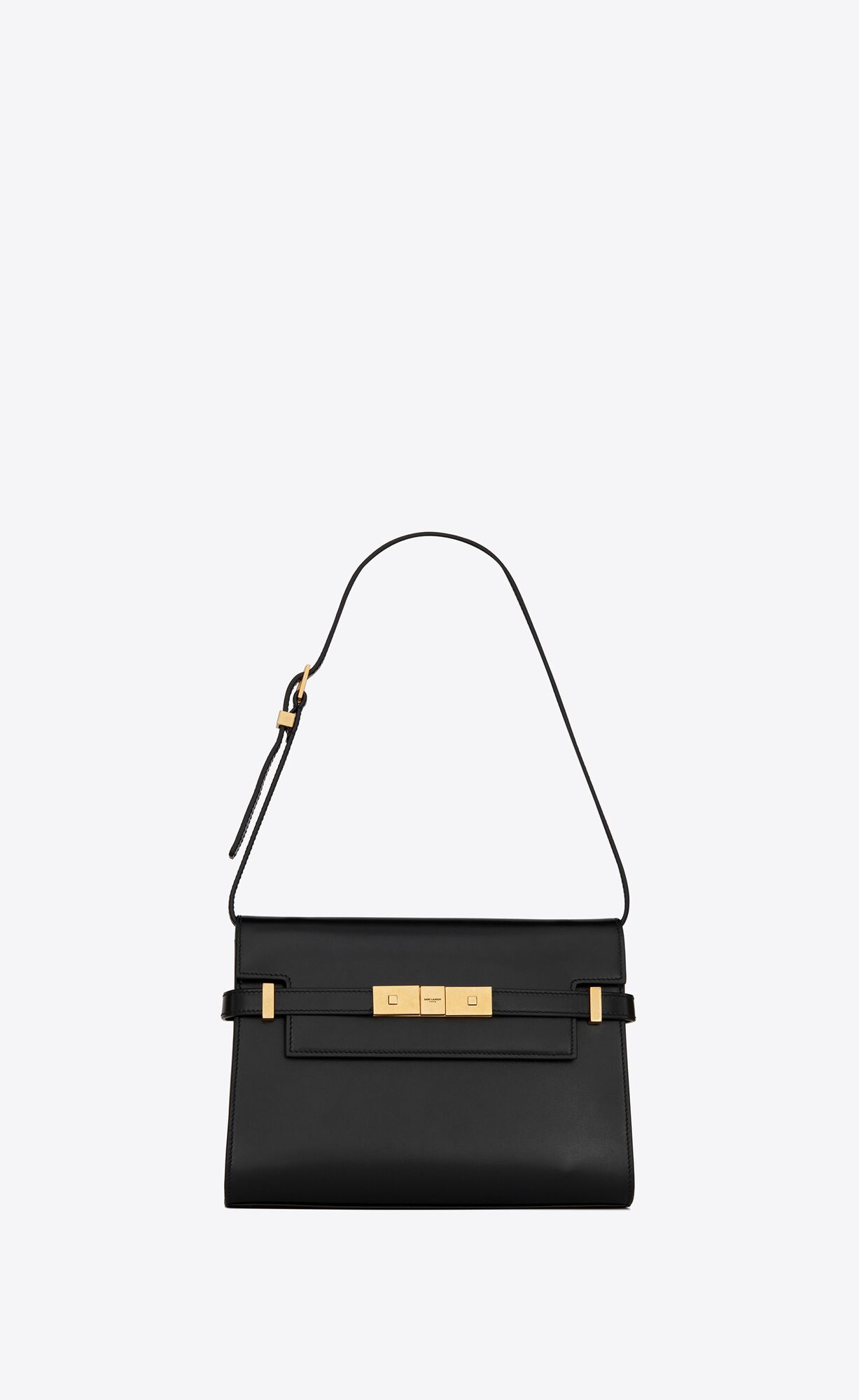 Saint Laurent Manhattan Small Shoulder Bag In Box Saint Laurent Leather – Black – 6756260SX0W1000