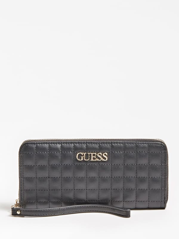 Guess Matrix Quilted Wallet Black (SWVG7740460)