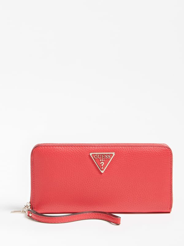 Guess Becca Long Zipper Pull Wallet Red (SWVG7742460)